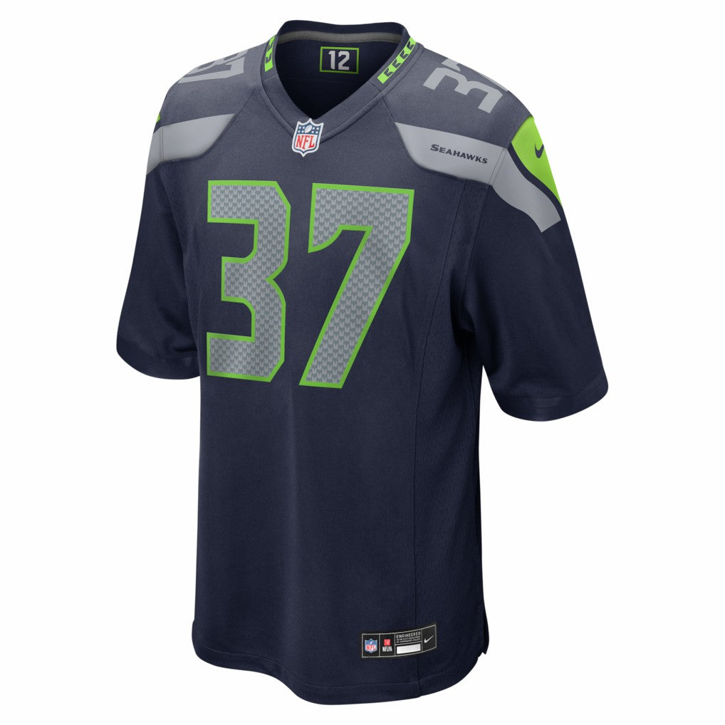 Maxen Hook Seattle Seahawks Team Game Jersey College Navy | Nike for Sale