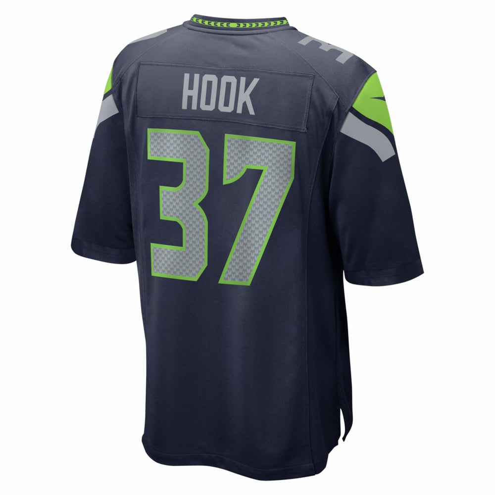 Maxen Hook Seattle Seahawks Team Game Jersey College Navy | Nike for Sale