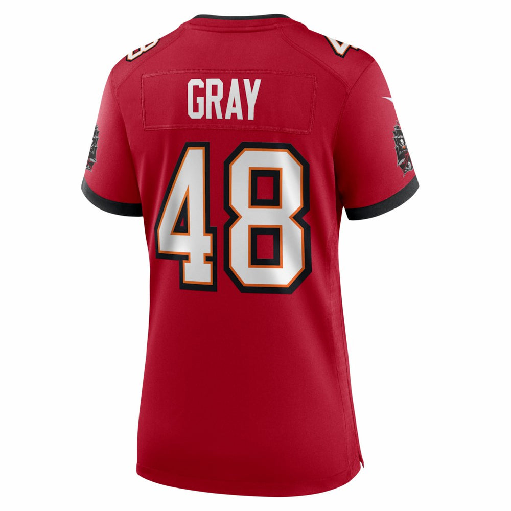 JT Gray Tampa Bay Buccaneers Women's Team Game Jersey Red | Nike for Sale