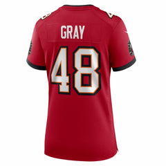 JT Gray Tampa Bay Buccaneers Women's Team Game Jersey Red | Nike for Sale