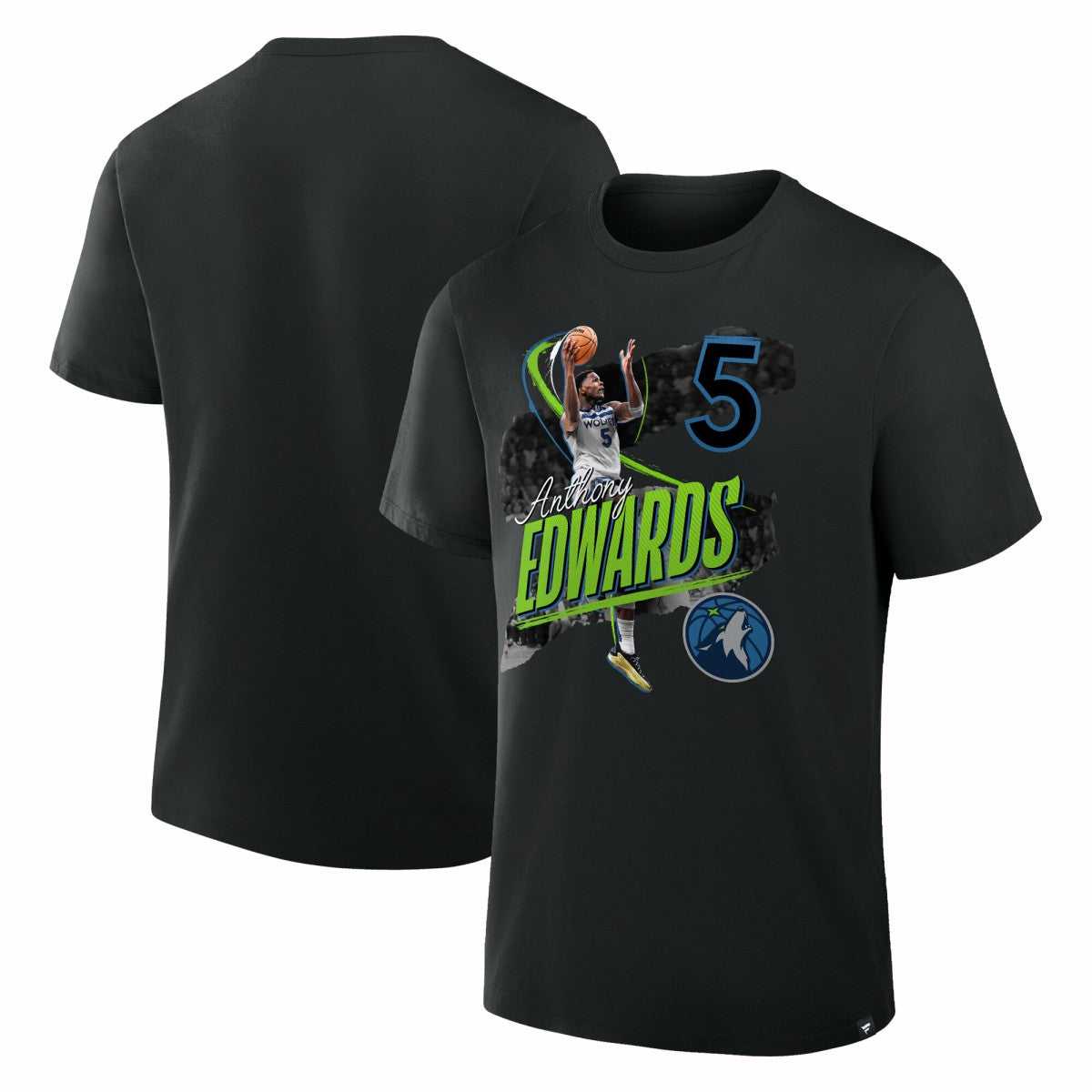 Anthony Edwards Minnesota Timberwolves Start of Season T-Shirt Black - NBA
