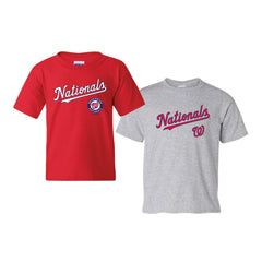 Washington Nationals Soft as a Grape Youth 2-Pack Logo T-Shirt Set - MLB