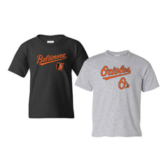 Baltimore Orioles Soft as a Grape Youth 2-Pack Logo T-Shirt Set - MLB