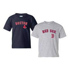 Boston Red Sox Soft as a Grape Youth 2-Pack Logo T-Shirt Set - MLB