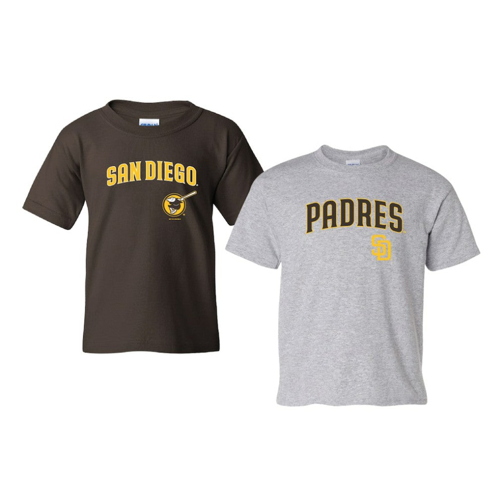 San Diego Padres Soft as a Grape Youth 2-Pack Logo T-Shirt Set - MLB