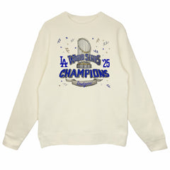 Los Angeles Dodgers Tiny Turnip Women's 2025 World Series Champions Parade Sweatshirt - MLB