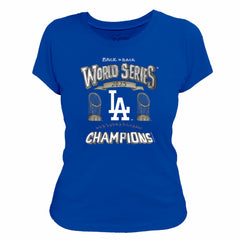 Los Angeles Dodgers Tiny Turnip Women's 2025 World Series Champions T-Shirt - MLB