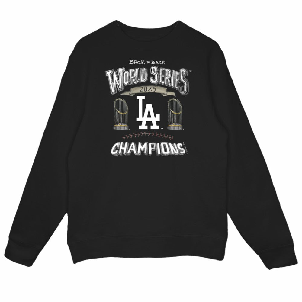 Los Angeles Dodgers Tiny Turnip Women's 2025 World Series Champions Sweatshirt - MLB