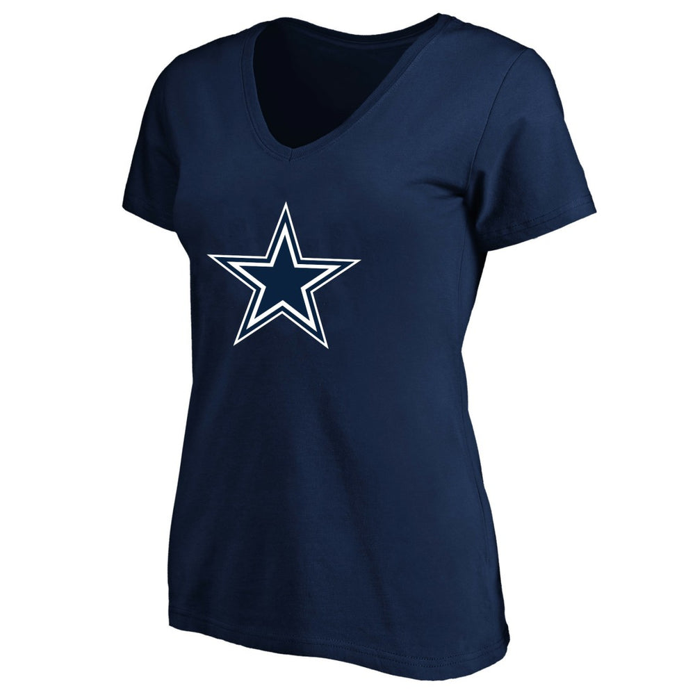 George Pickens Dallas Cowboys Women's Plus Size Name & Number V-Neck T-Shirt Navy | Fanatics
