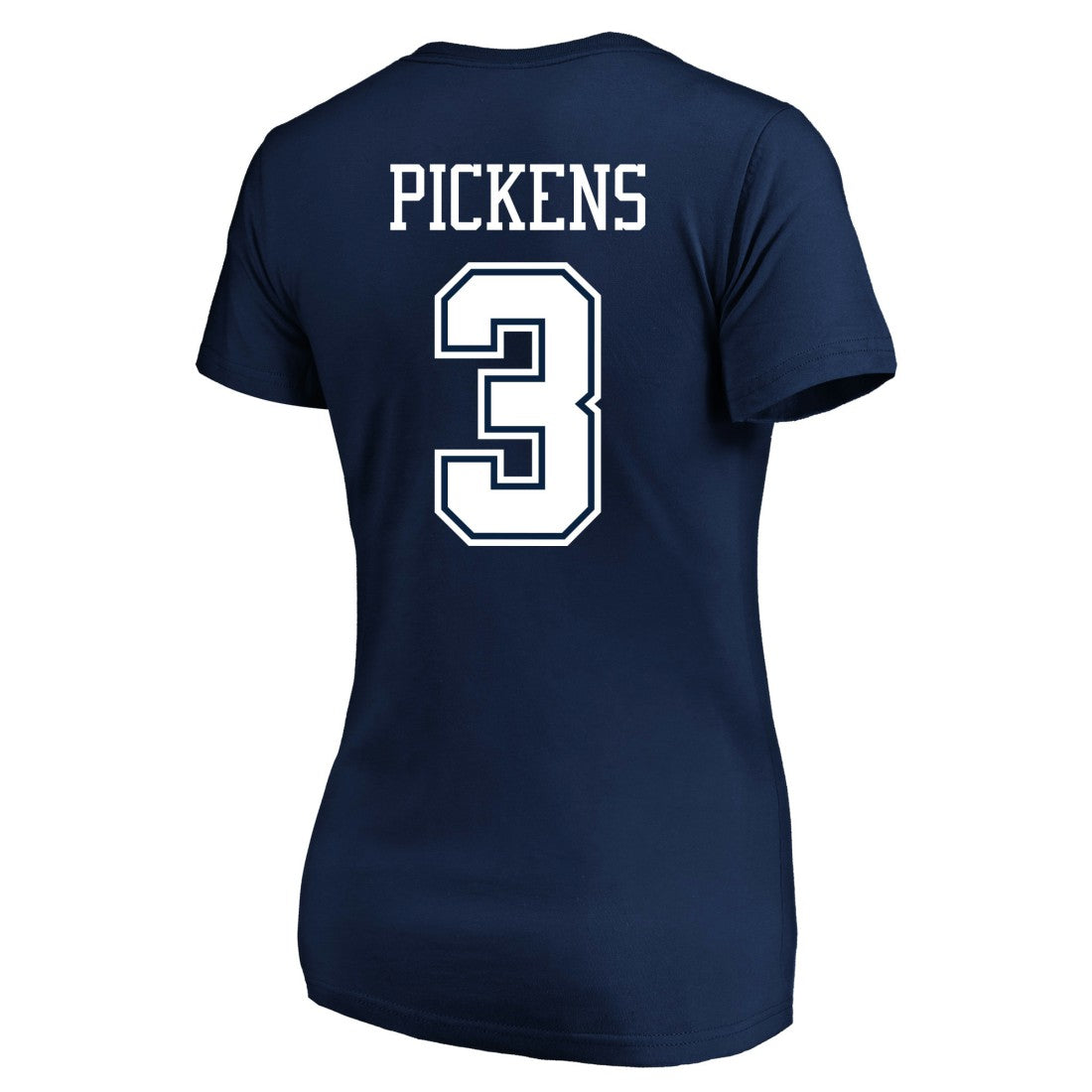 George Pickens Dallas Cowboys Women's Plus Size Name & Number V-Neck T-Shirt Navy | Fanatics