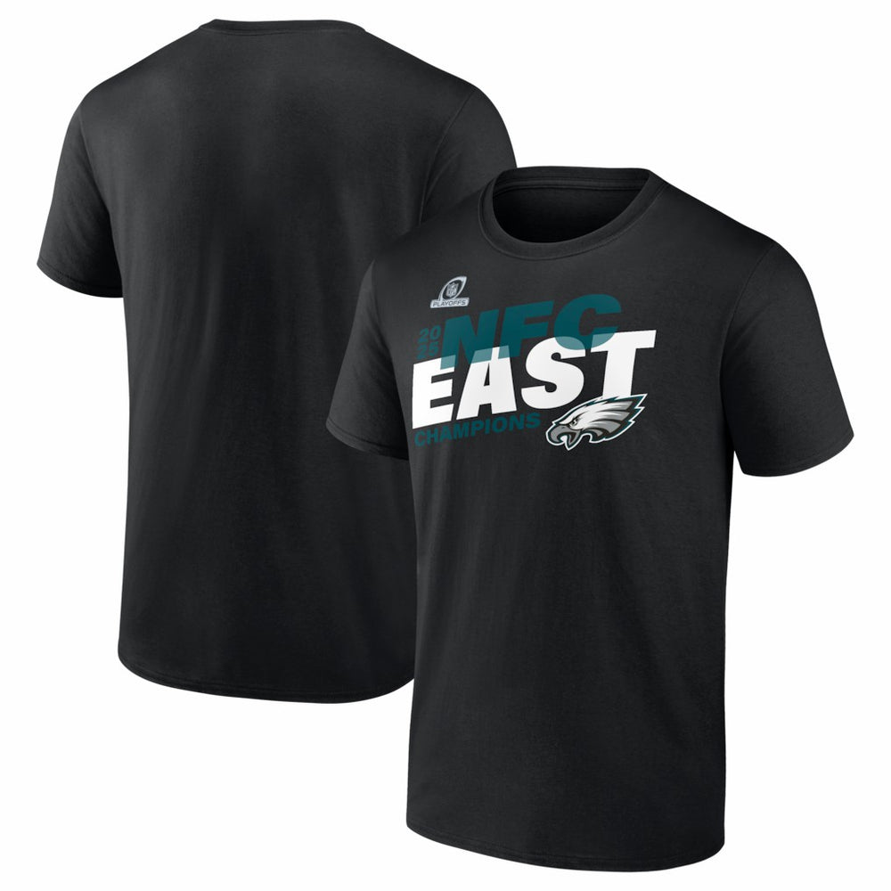 Philadelphia Eagles 2025 NFC East Division Champions Big & Tall Conquer T-Shirt Black | Fanatics