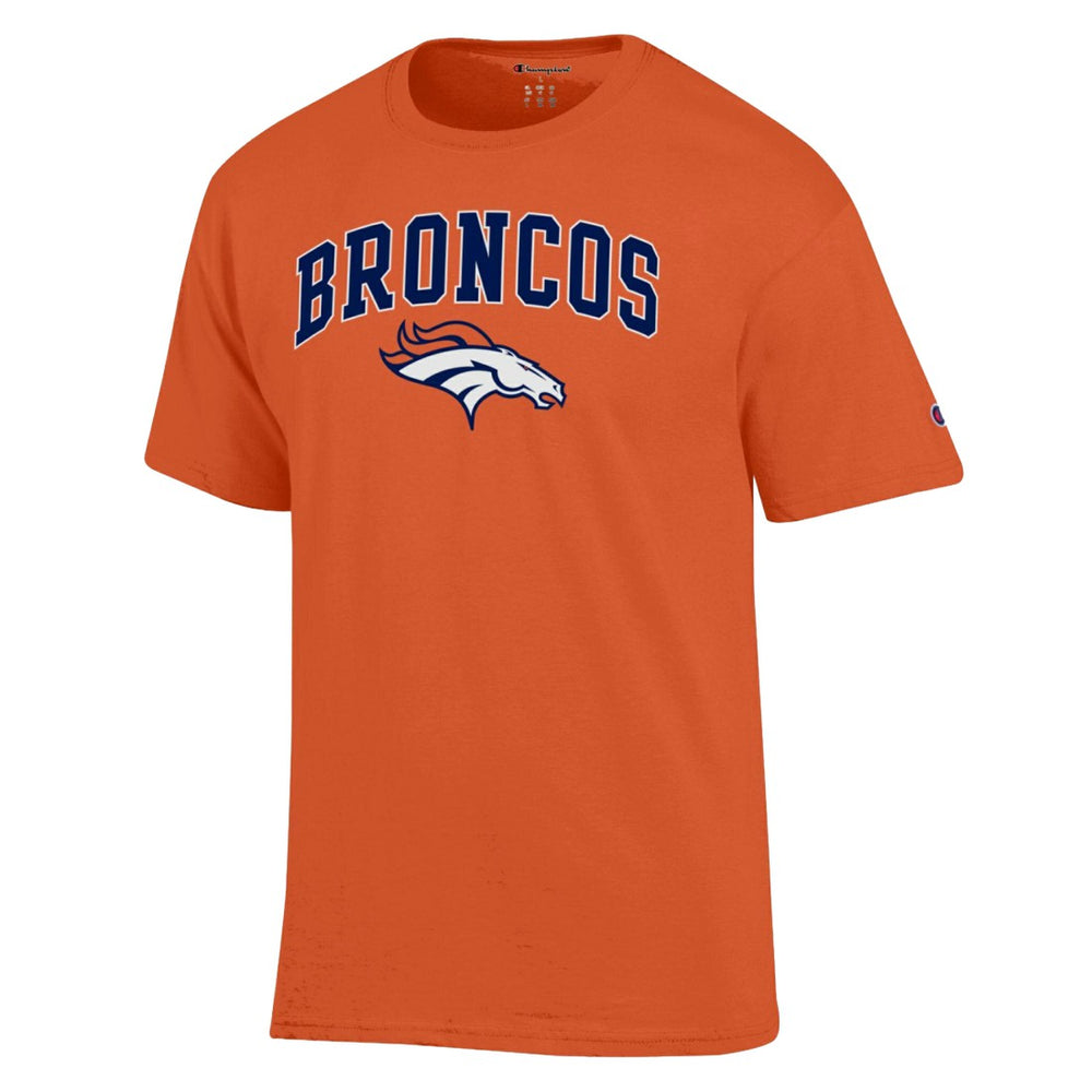 Denver Broncos Champion Arch Over Logo T-Shirt Orange | NFL