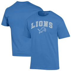 Detroit Lions Champion Arch Over Logo T-Shirt Blue | NFL