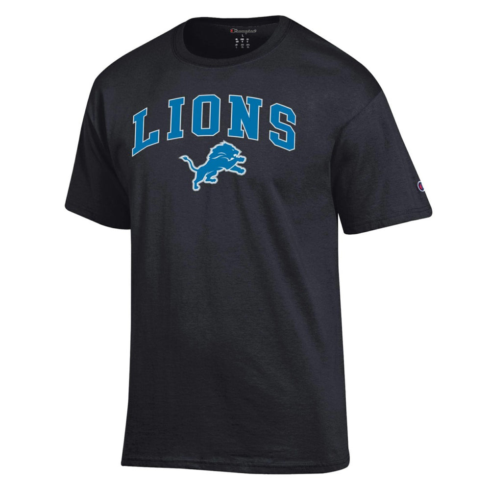 Detroit Lions Champion Arch Over Logo T-Shirt Black | NFL