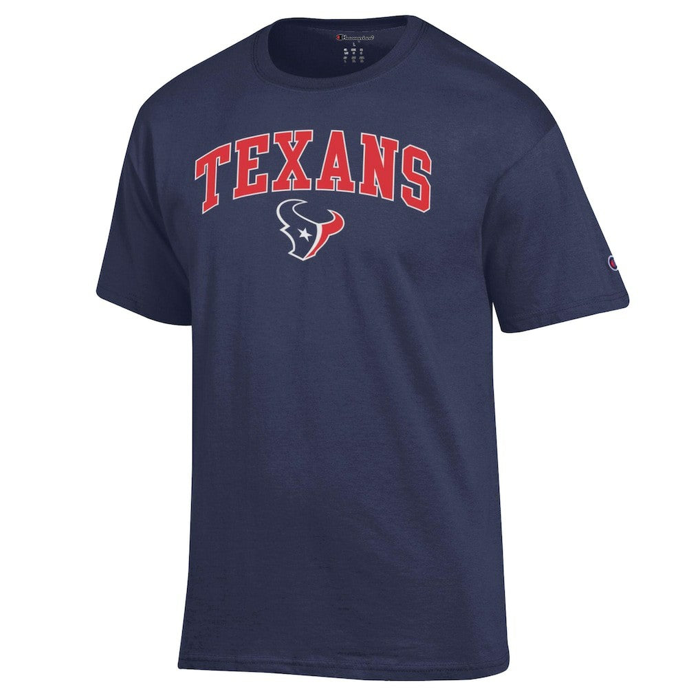 Houston Texans Champion Arch Over Logo T-Shirt Navy | NFL