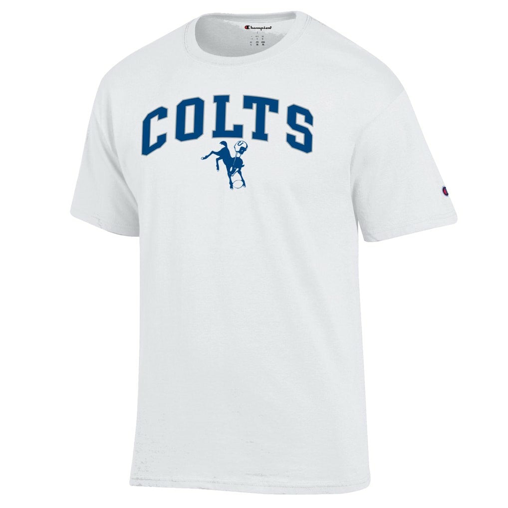 Indianapolis Colts Champion Arch Over Logo T-Shirt White | NFL