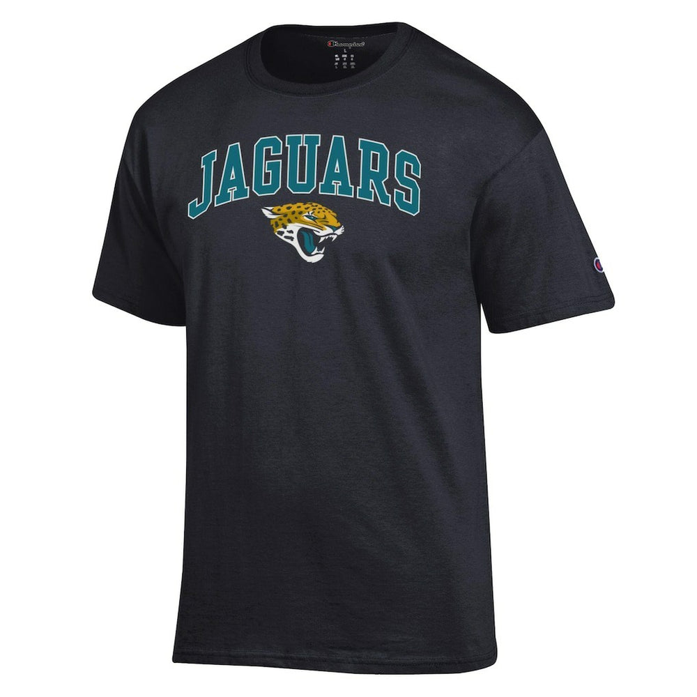 Jacksonville Jaguars Champion Arch Over Logo T-Shirt Black | NFL