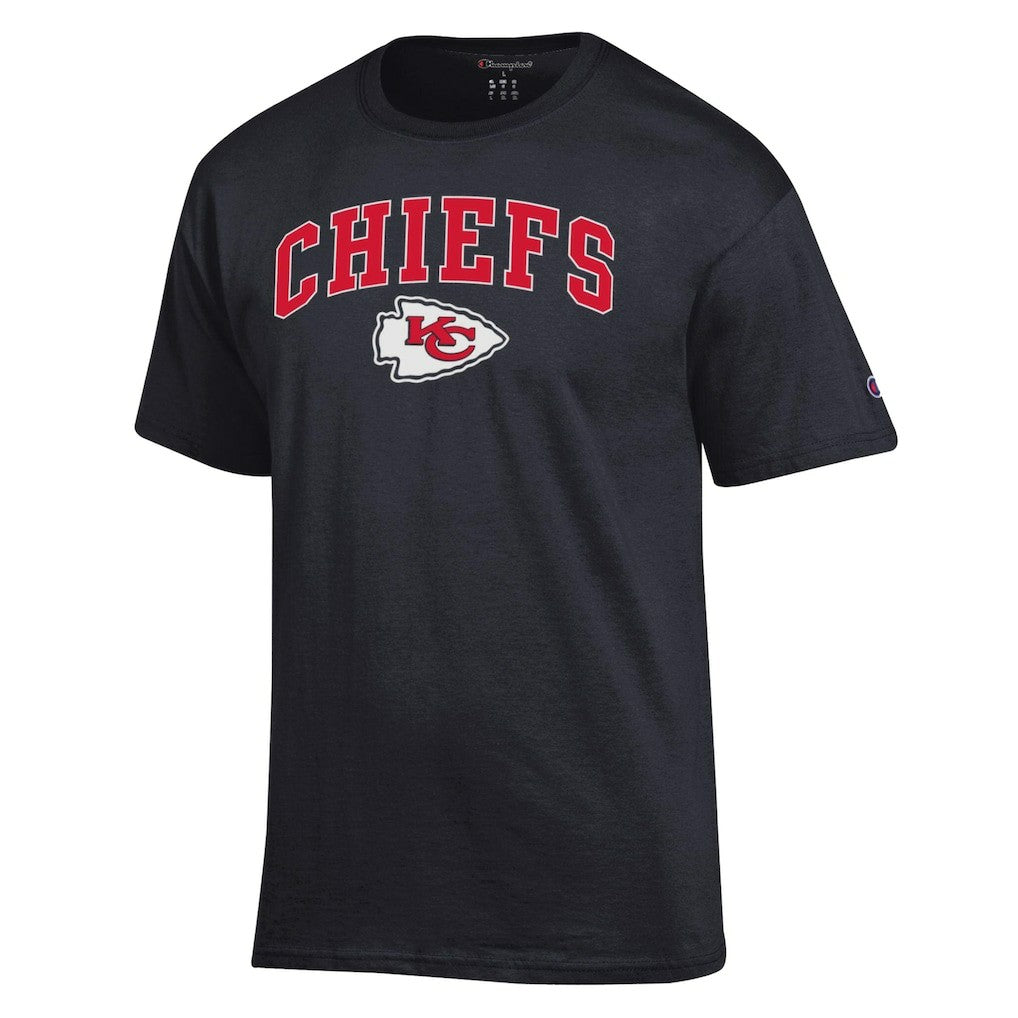 Kansas City Chiefs Champion Arch Over Logo T-Shirt Black | NFL