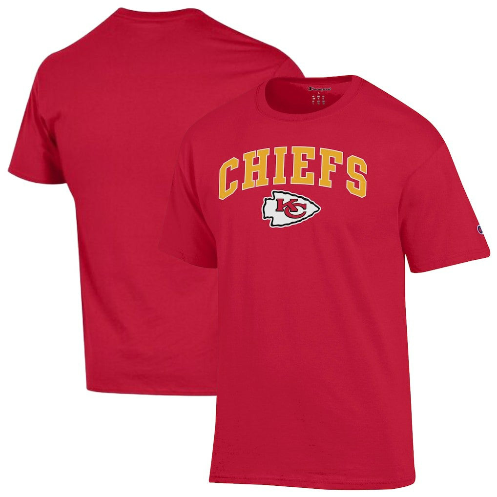 Kansas City Chiefs Champion Arch Over Logo T-Shirt Red | NFL