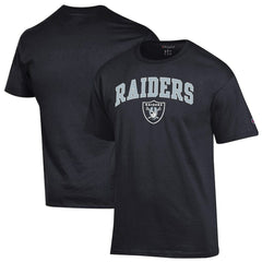 Las Vegas Raiders Champion Arch Over Logo T-Shirt Black | NFL