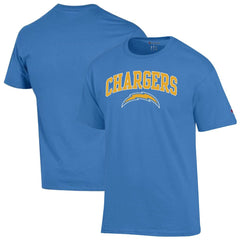 Los Angeles Chargers Champion Arch Over Logo T-Shirt Powder Blue | NFL