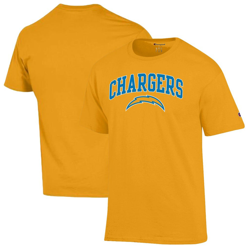 Los Angeles Chargers Champion Arch Over Logo T-Shirt Gold | NFL