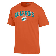 Miami Dolphins Champion Arch Over Logo T-Shirt Orange | NFL