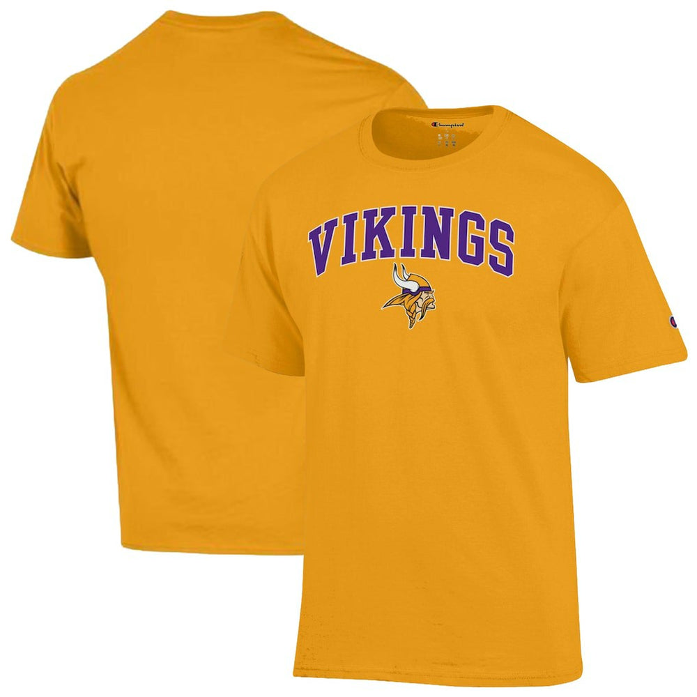 Minnesota Vikings Champion Arch Over Logo T-Shirt Gold | NFL