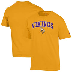 Minnesota Vikings Champion Arch Over Logo T-Shirt Gold | NFL