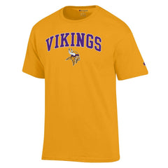 Minnesota Vikings Champion Arch Over Logo T-Shirt Gold | NFL