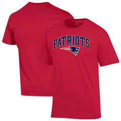 New England Patriots Champion Arch Over Logo T-Shirt Red | NFL