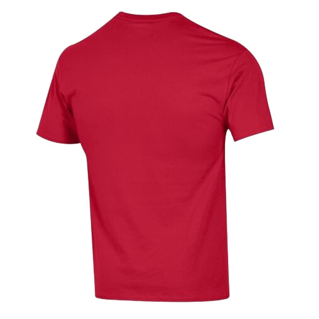 New England Patriots Champion Arch Over Logo T-Shirt Red | NFL
