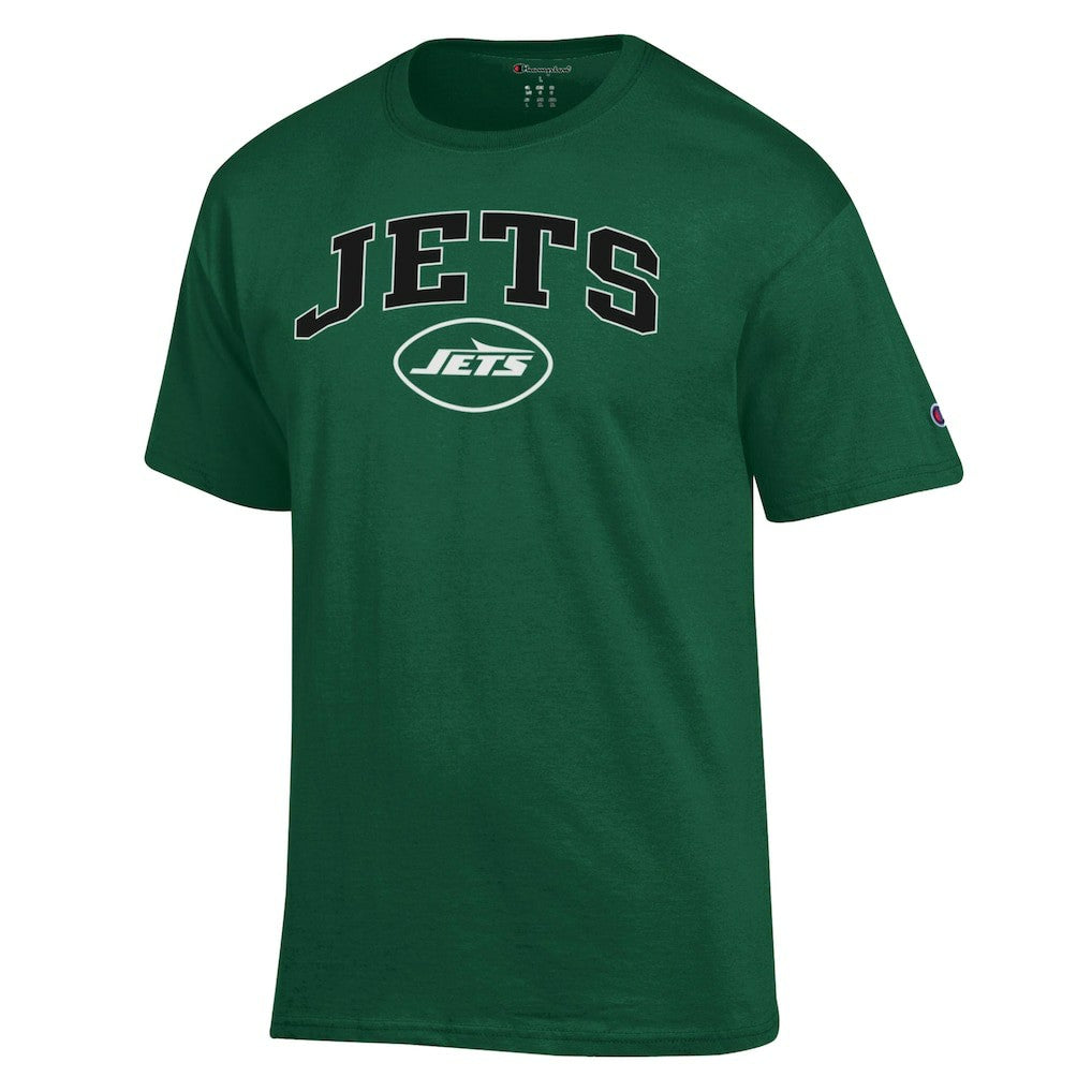 New York Jets Champion Arch Over Logo T-Shirt Green | NFL