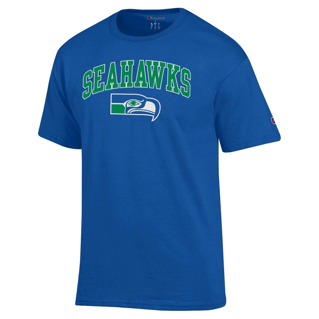 Seattle Seahawks Champion Arch Over Logo T-Shirt Royal | NFL