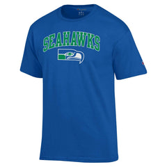 Seattle Seahawks Champion Arch Over Logo T-Shirt Royal | NFL
