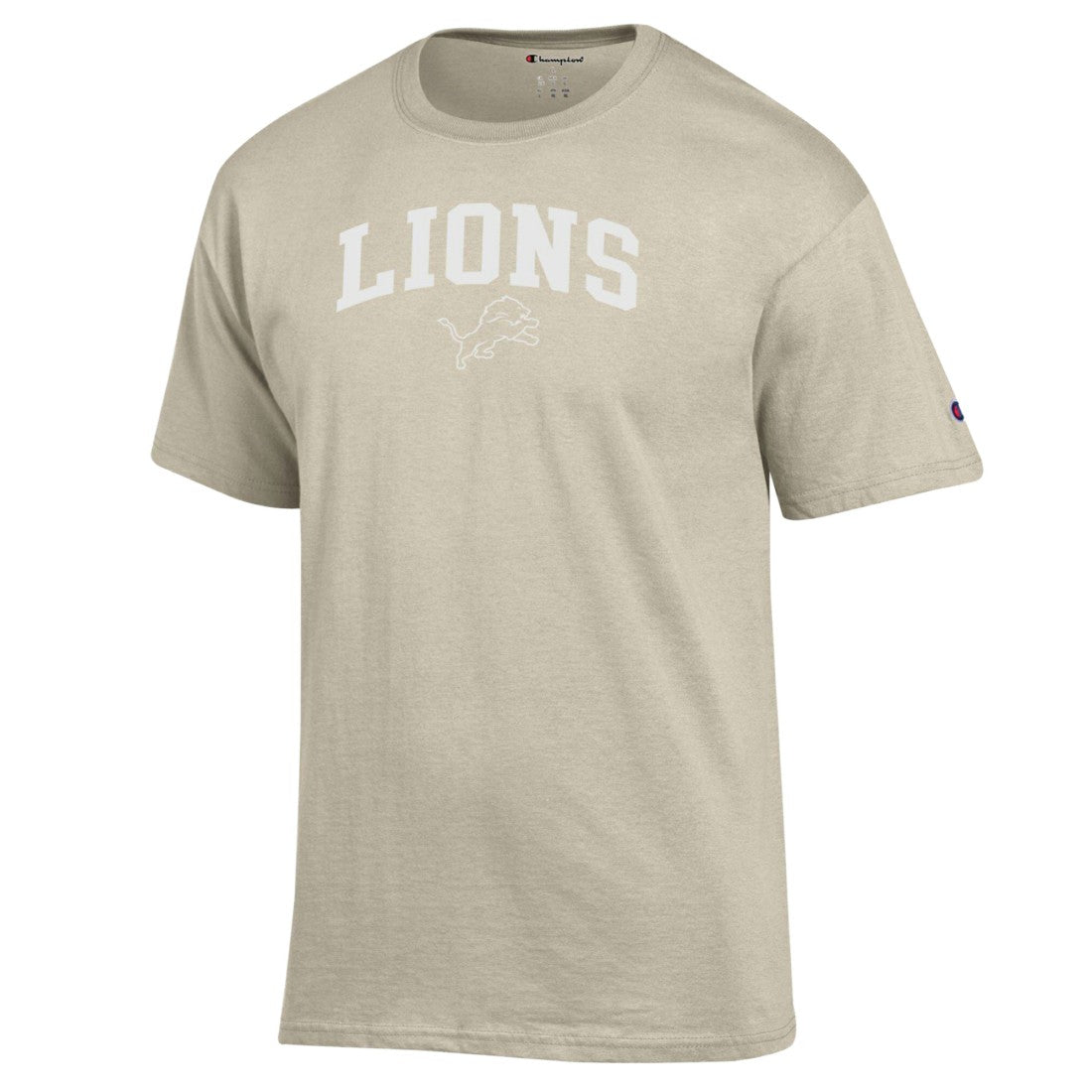 Detroit Lions Champion Jersey T-Shirt Oatmeal | NFL