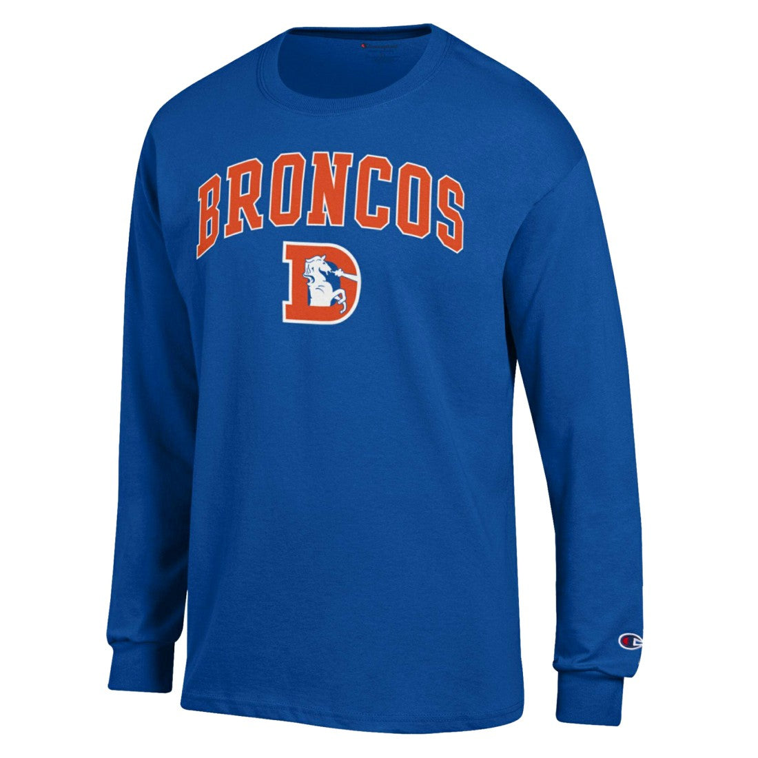 Denver Broncos Champion Arch Over Logo Long Sleeve T-Shirt Royal | NFL