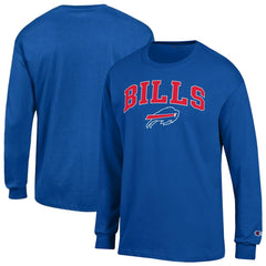 Buffalo Bills Champion Arch Over Logo Long Sleeve T-Shirt Royal | NFL