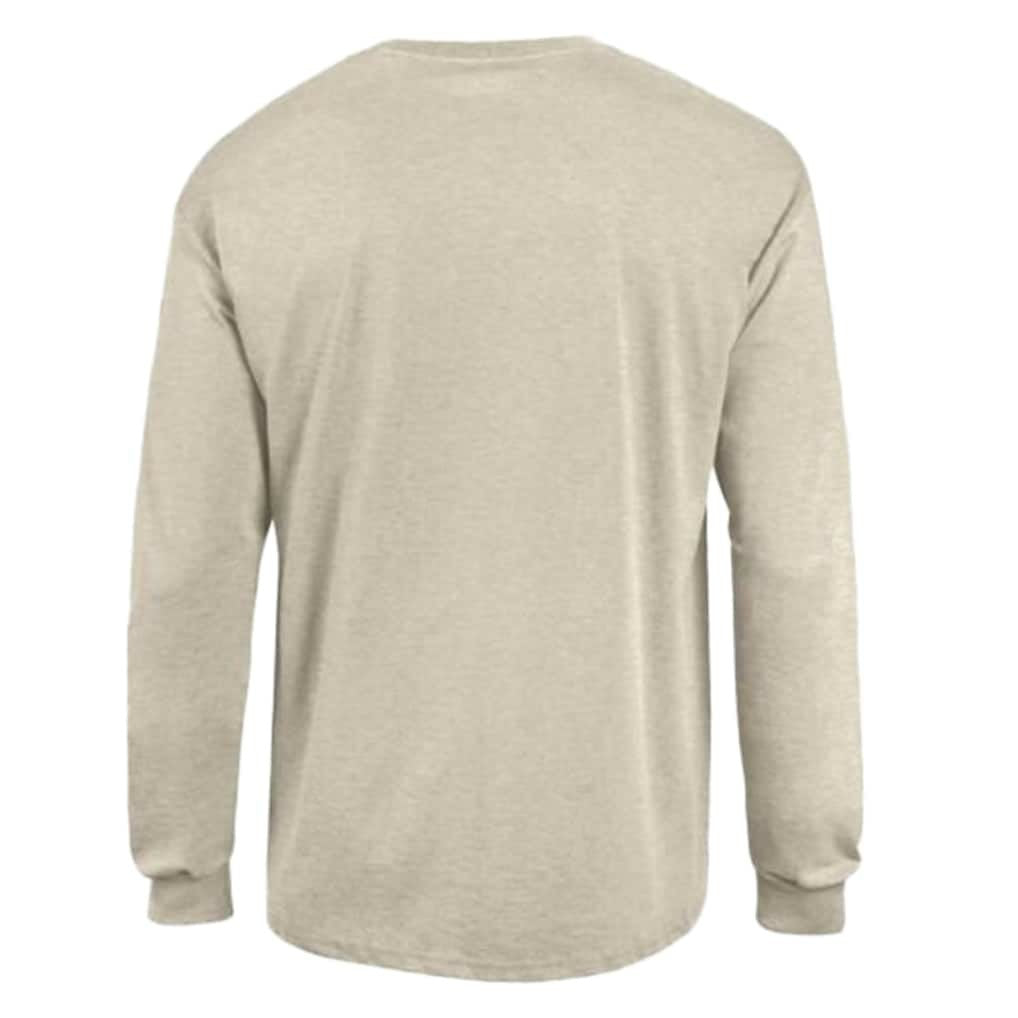 New York Jets Champion White Ink Jersey Long Sleeve T-Shirt Oatmeal | NFL