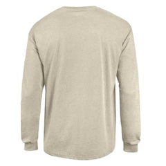 San Francisco 49ers Champion White Ink Jersey Long Sleeve T-Shirt Oatmeal | NFL