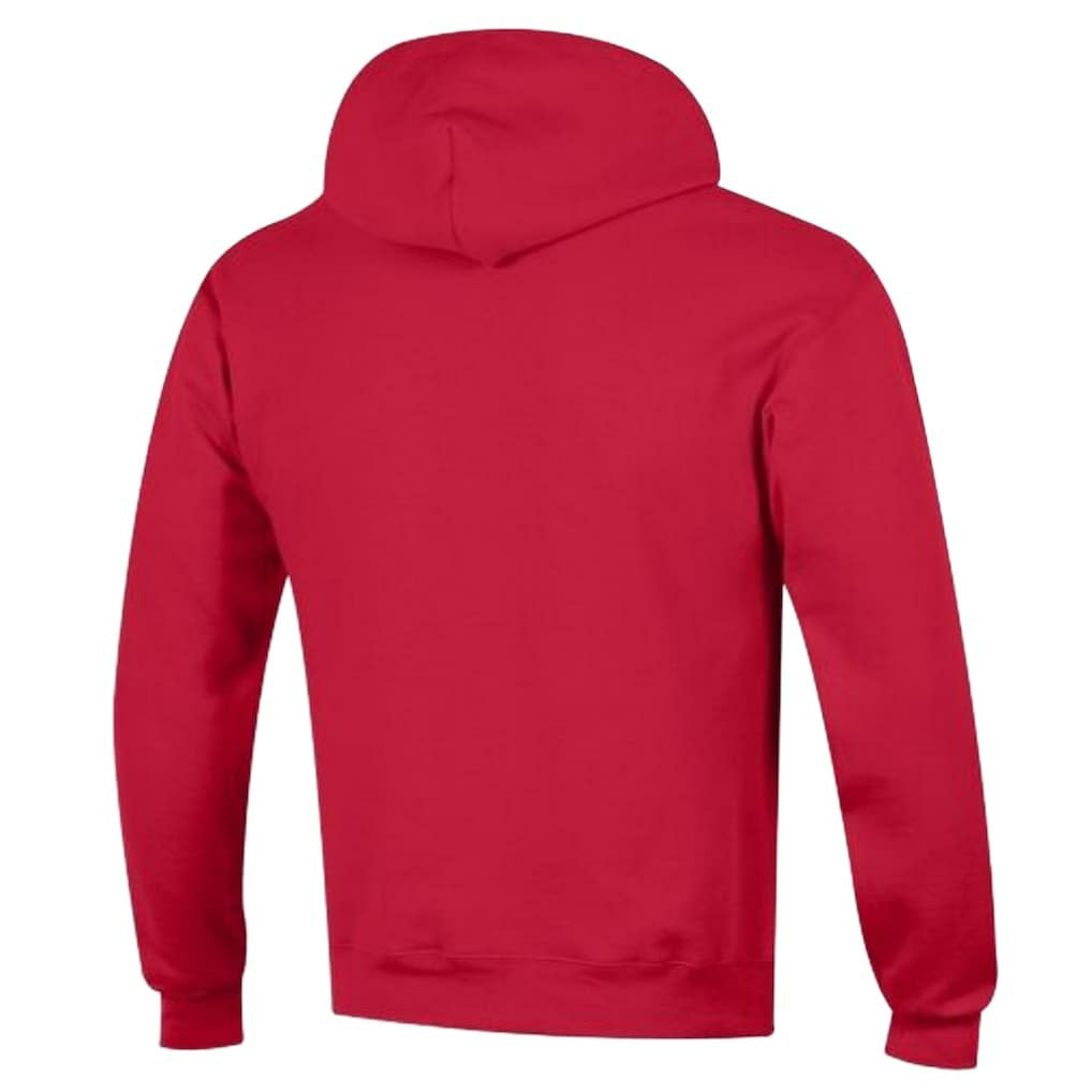 New England Patriots Champion Powerblend Arch over Logo Hoodie Red | NFL
