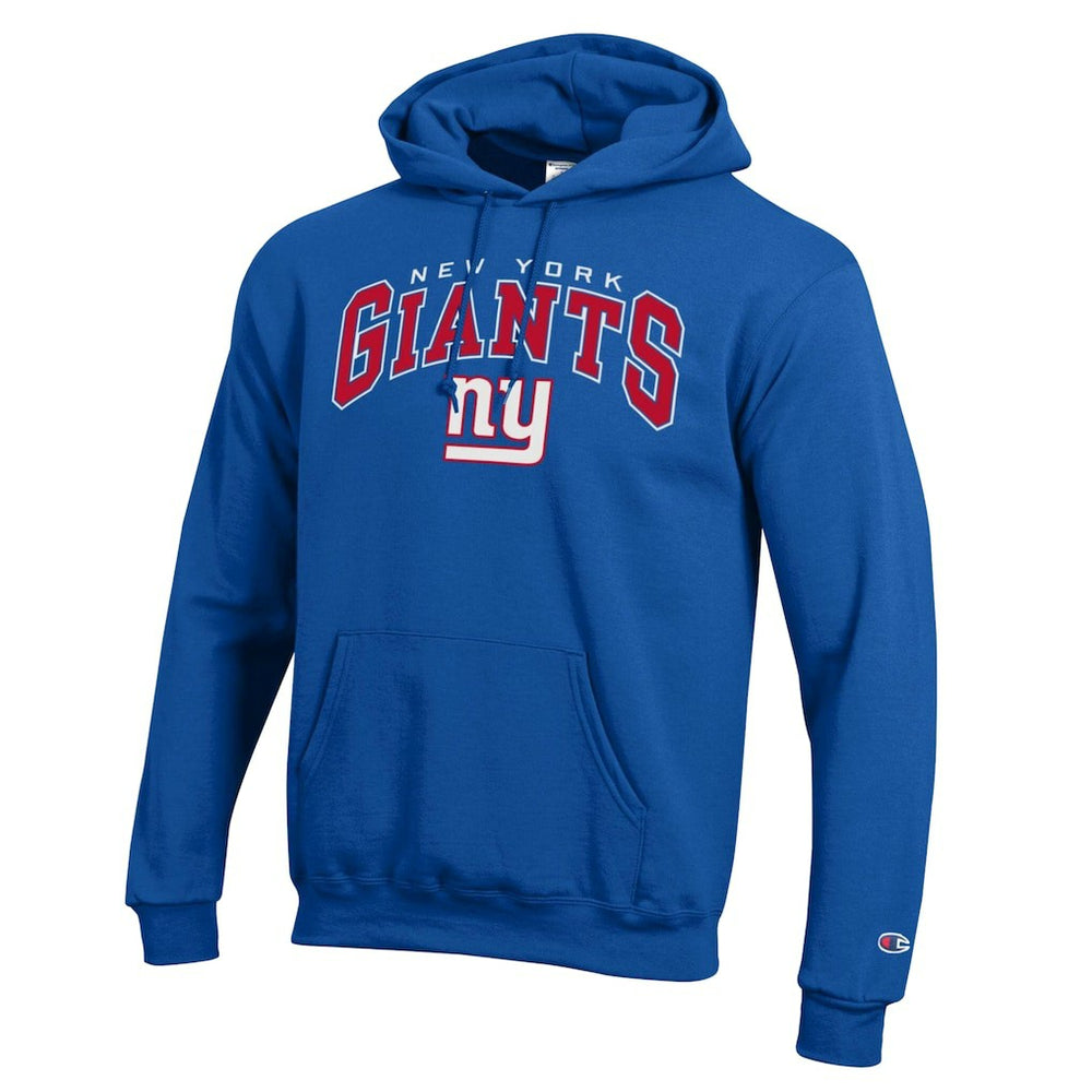 New York Giants Champion Powerblend Arch over Logo Hoodie Royal | NFL