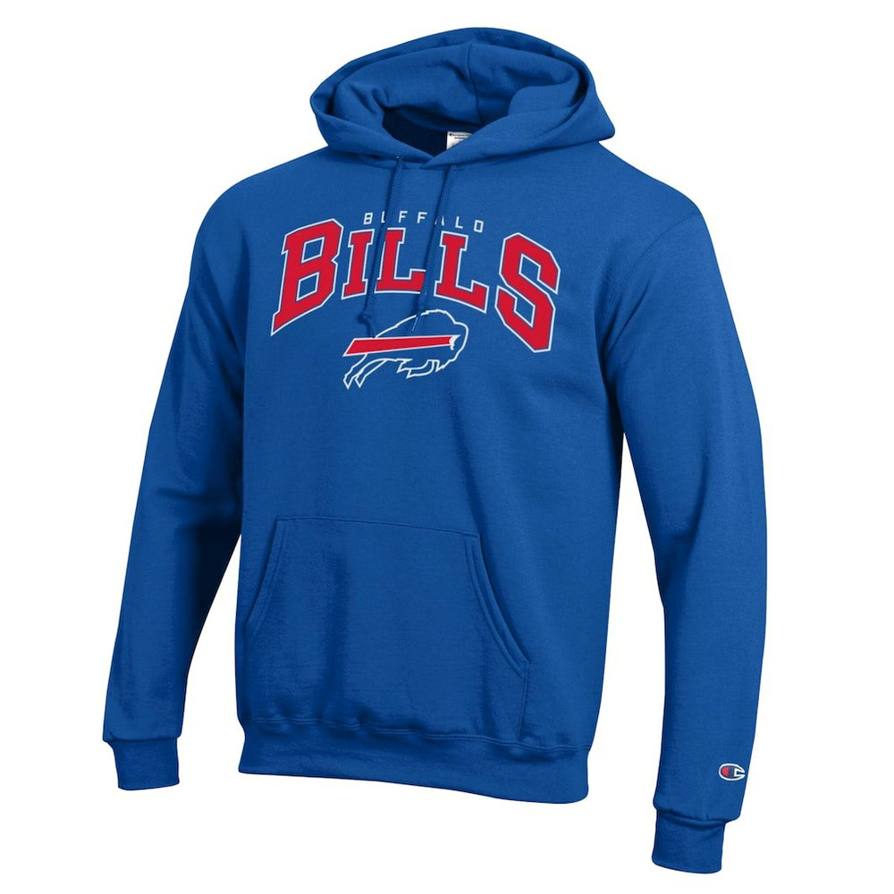 Buffalo Bills Champion Powerblend Arch over Logo Hoodie Royal | NFL