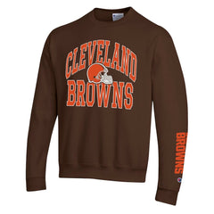 Cleveland Browns Champion Powerblend Fleece Sweatshirt Brown | NFL