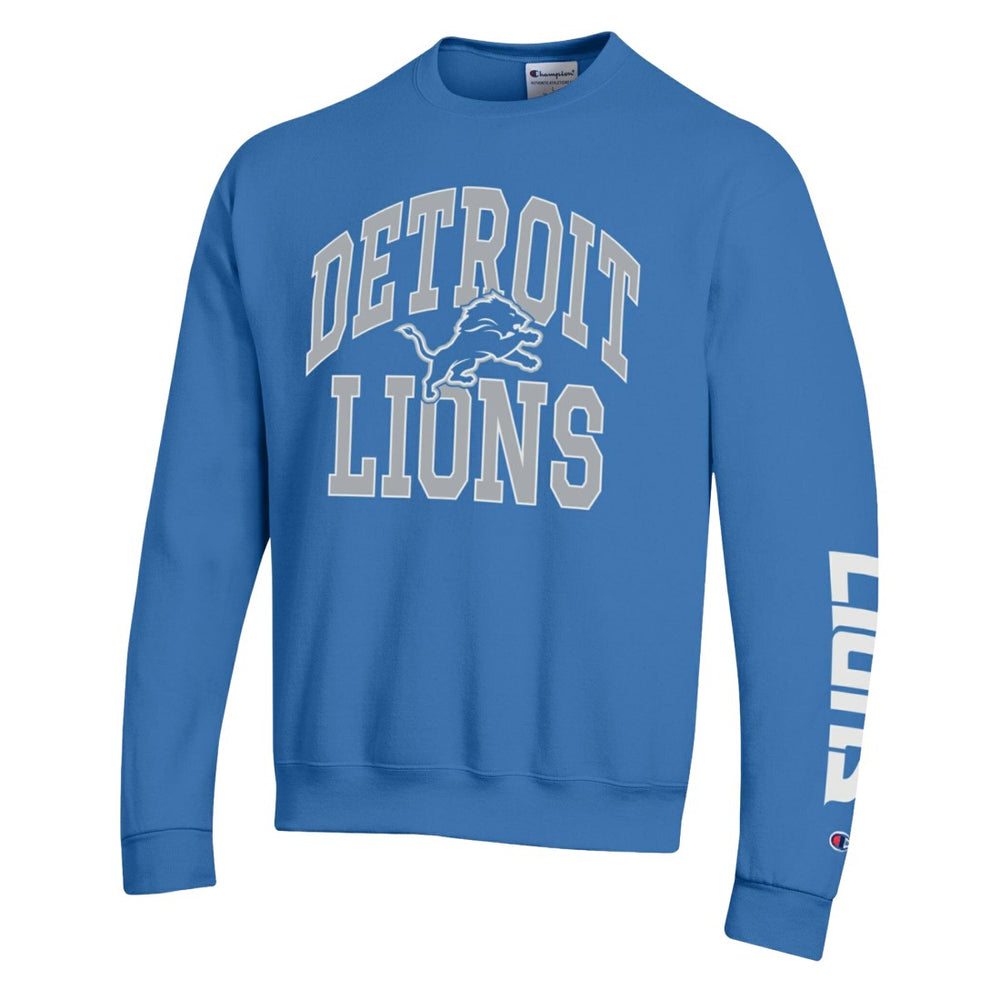 Detroit Lions Champion Powerblend Fleece Sweatshirt Blue | NFL