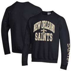New Orleans Saints Champion Powerblend Fleece Sweatshirt Black | NFL