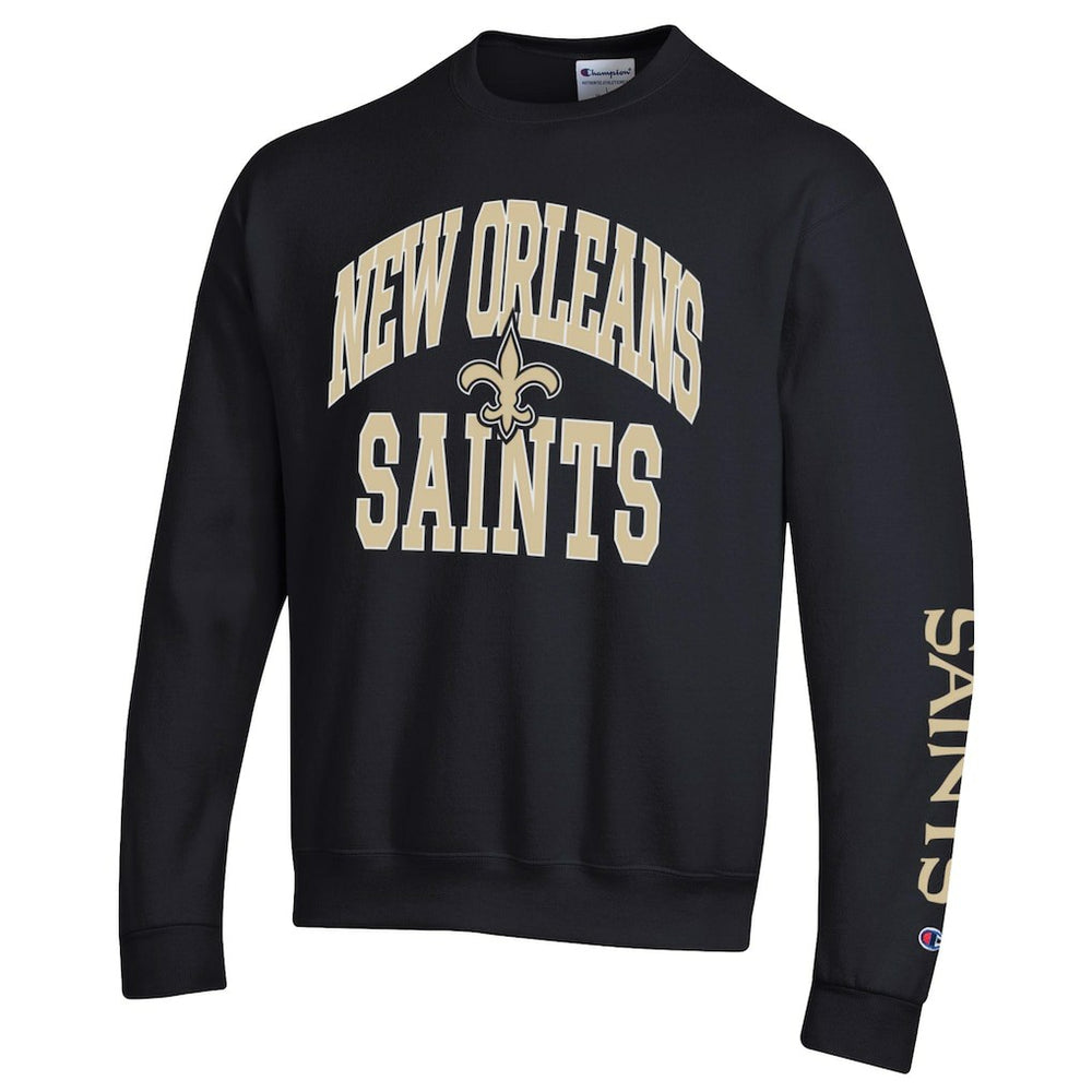 New Orleans Saints Champion Powerblend Fleece Sweatshirt Black | NFL