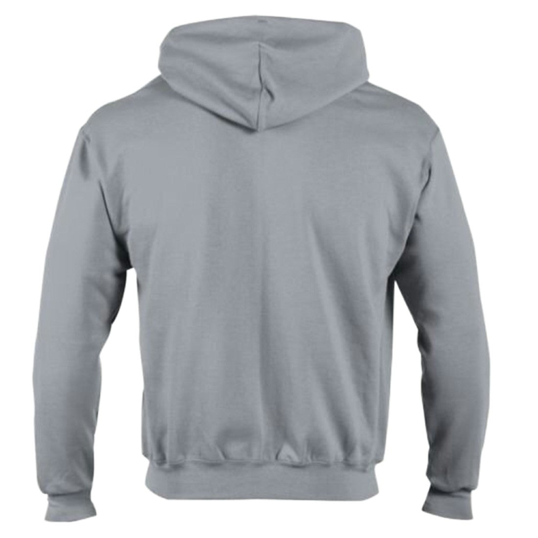 Denver Broncos Champion Powerblend Fleece Full-Zip Hoodie Heather Gray | NFL