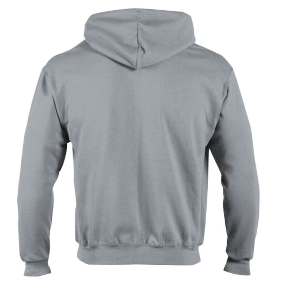 Denver Broncos Champion Powerblend Fleece Full-Zip Hoodie Heather Gray | NFL