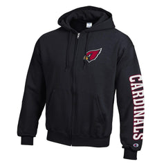 Arizona Cardinals Champion Powerblend Fleece Full-Zip Hoodie Black | NFL